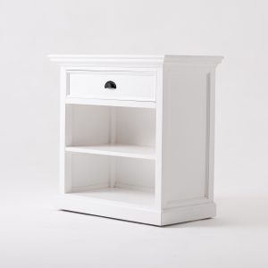 T764L | Halifax Grand Bedside Table with shelves