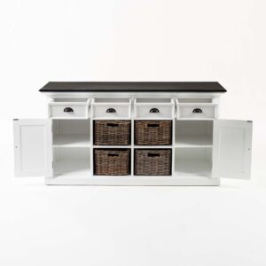 B189CT | Halifax Contrast Buffet with 4 Baskets